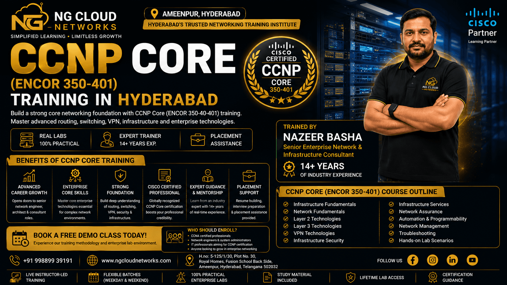 CCNP Core Training in Hyderabad
